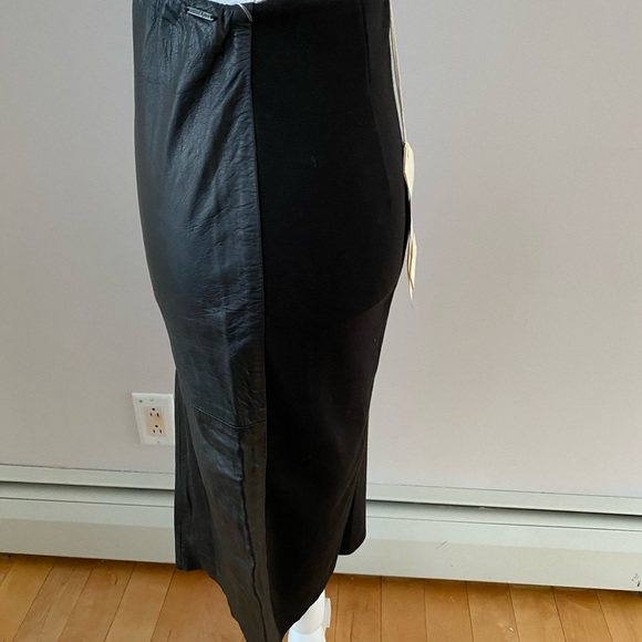 NWT Otto D’ame Leather Pencil skirt - Picture 5 of 8